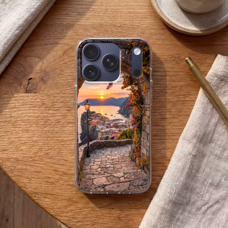 Telefoonhoesje - Boog - Kust - Zonsondergang — 2