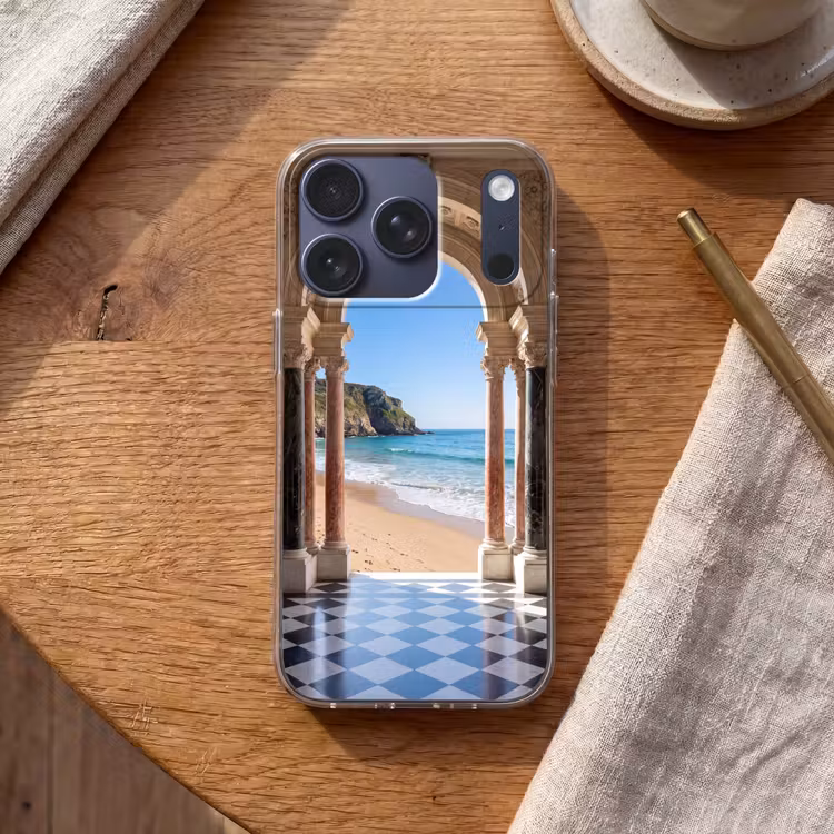 Telefoonhoesje - Boog - Strand - Zee — 2