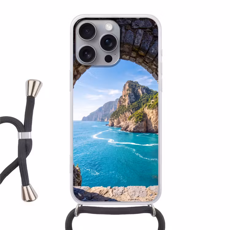 Telefoonhoesje met koord - Boog - Zee - Natuur — 1