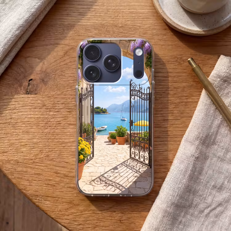 Telefoonhoesje - Poort - Zee - Uitzicht — 2