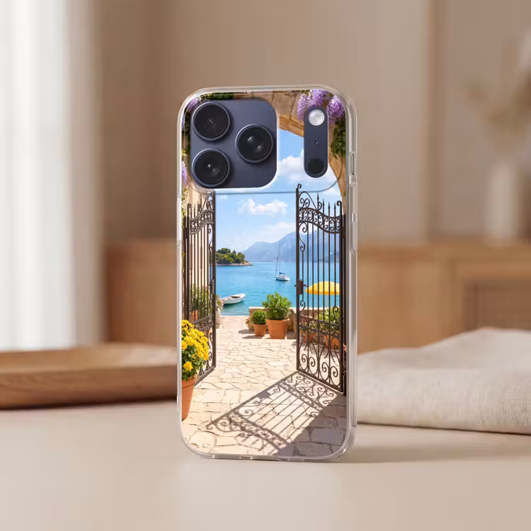 Telefoonhoesje - Poort - Zee - Uitzicht — 3