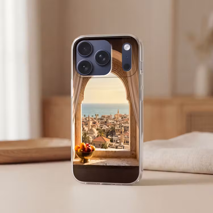 Telefoonhoesje - Raam - Stad - Zee — 3