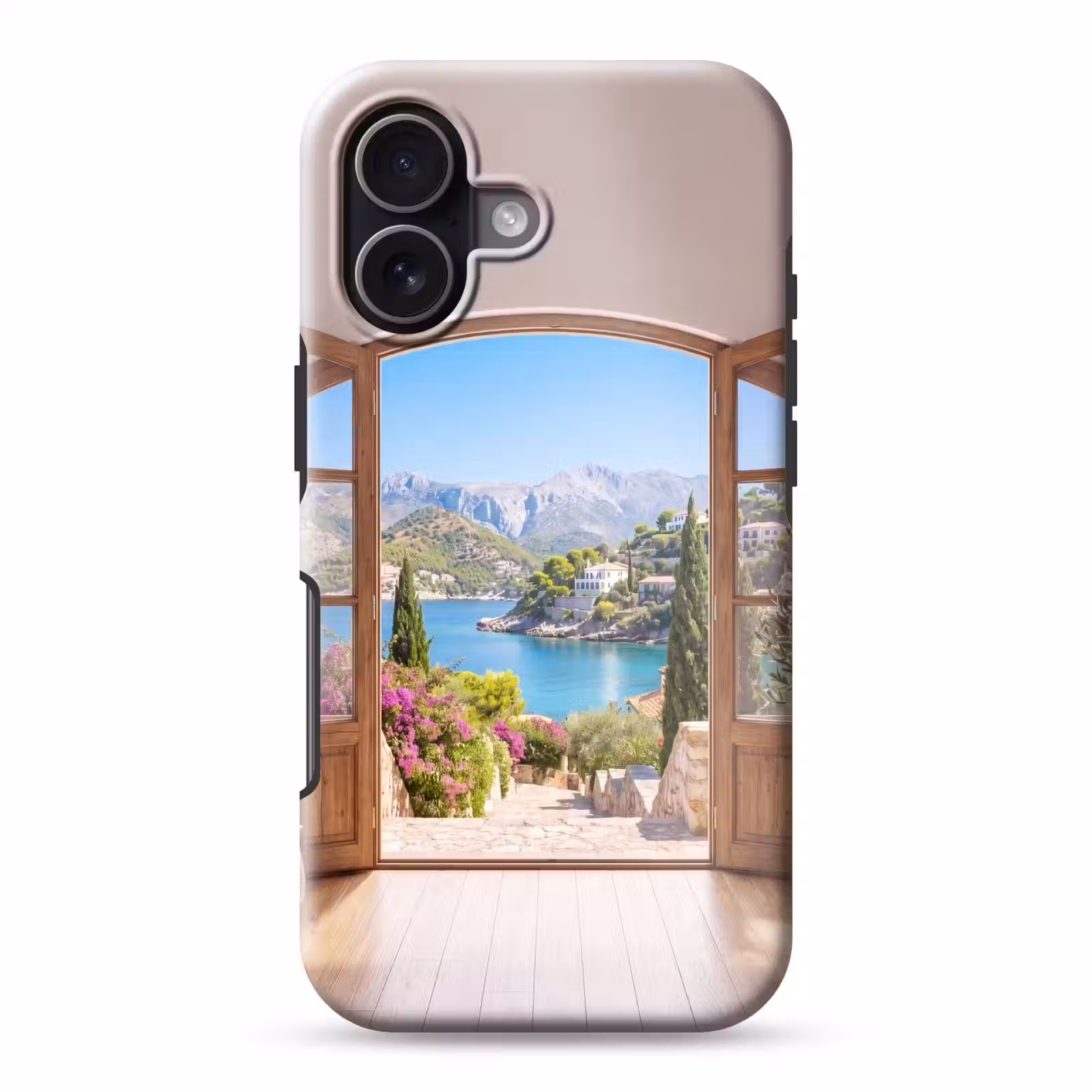 Telefoonhoesje Toughcase - Uitzicht - Baai - Natuur — 1
