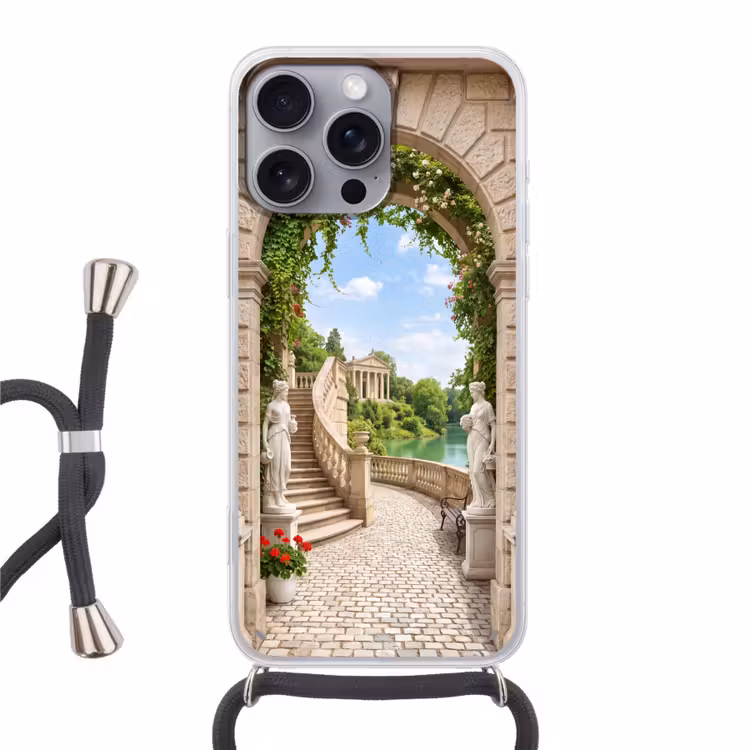 Telefoonhoesje met koord - Architectuur - Tuin - Klassiek — 1