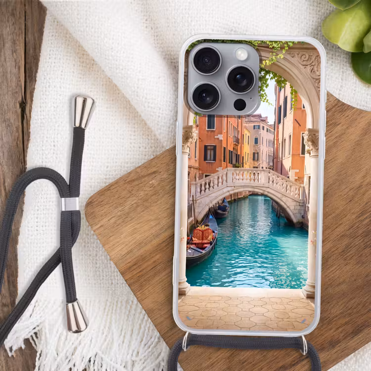 Telefoonhoesje met koord - Gracht - Stad - Architectuur — 3