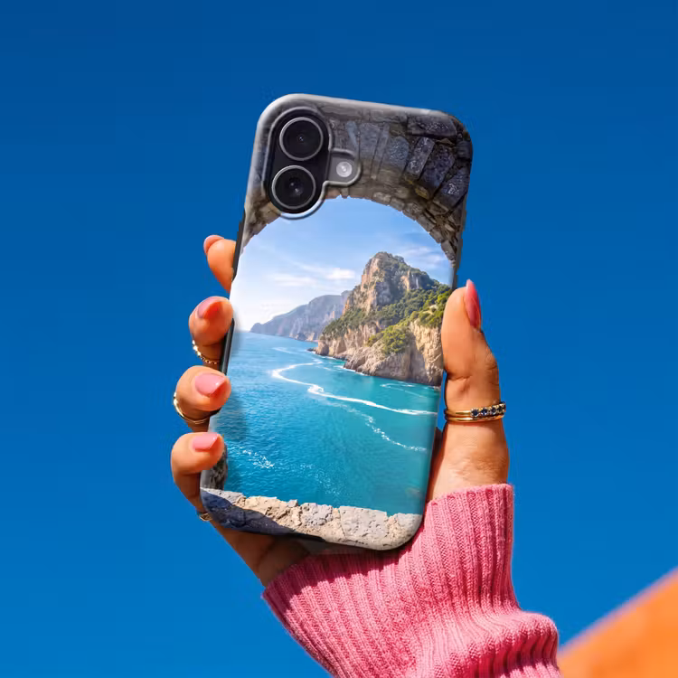 Telefoonhoesje Toughcase - Boog - Zee - Natuur — 2