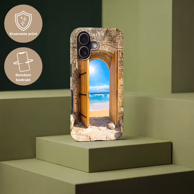 Telefoonhoesje Toughcase - Deur - Strand - Zee — 7