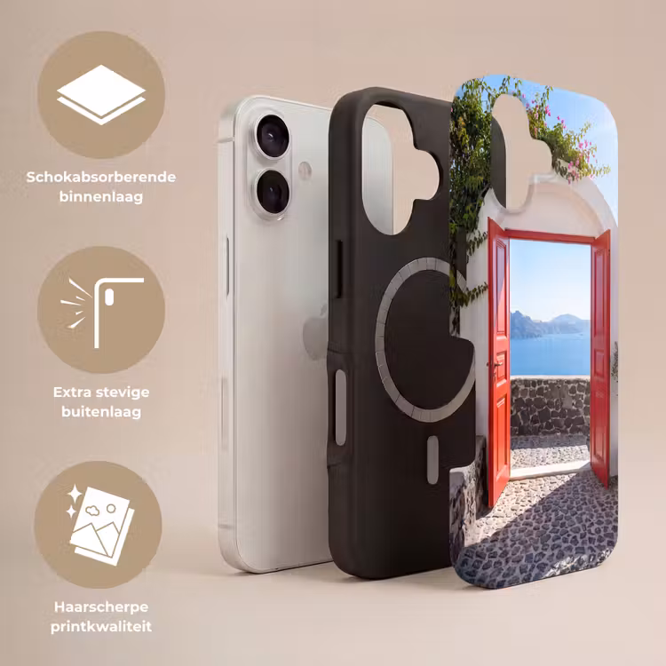 Telefoonhoesje Toughcase - Deur - Zee - Natuur — 3