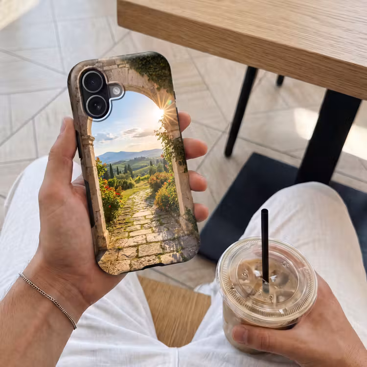Telefoonhoesje Toughcase - Pad - Tuin - Zonnig — 4