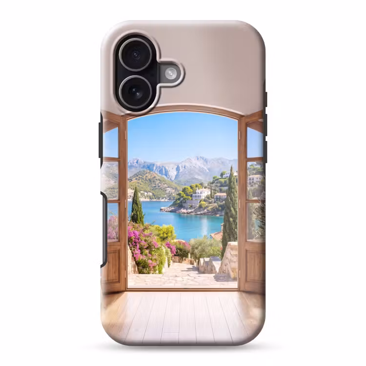 Telefoonhoesje Toughcase - Uitzicht - Baai - Natuur — 1
