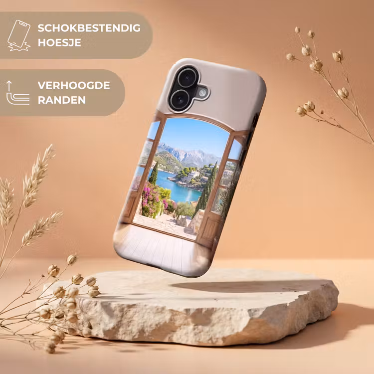 Telefoonhoesje Toughcase - Uitzicht - Baai - Natuur — 5