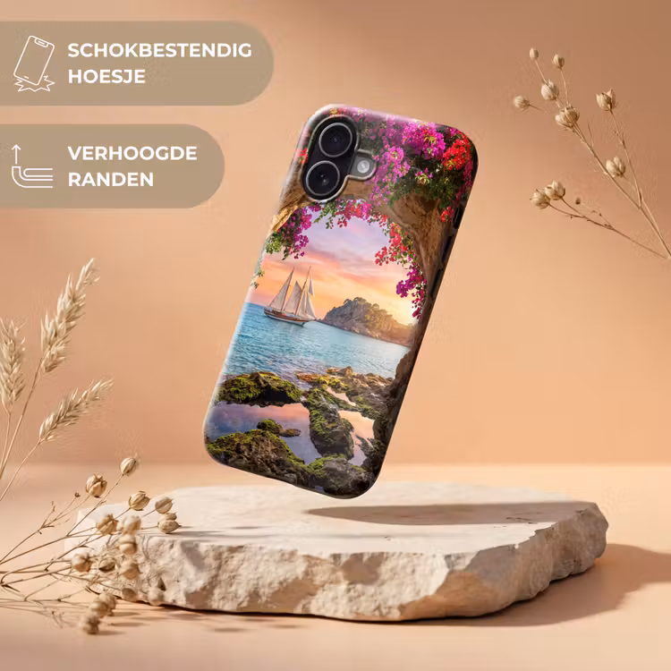 Telefoonhoesje Toughcase - Zeilboot - Kust - Natuur — 5