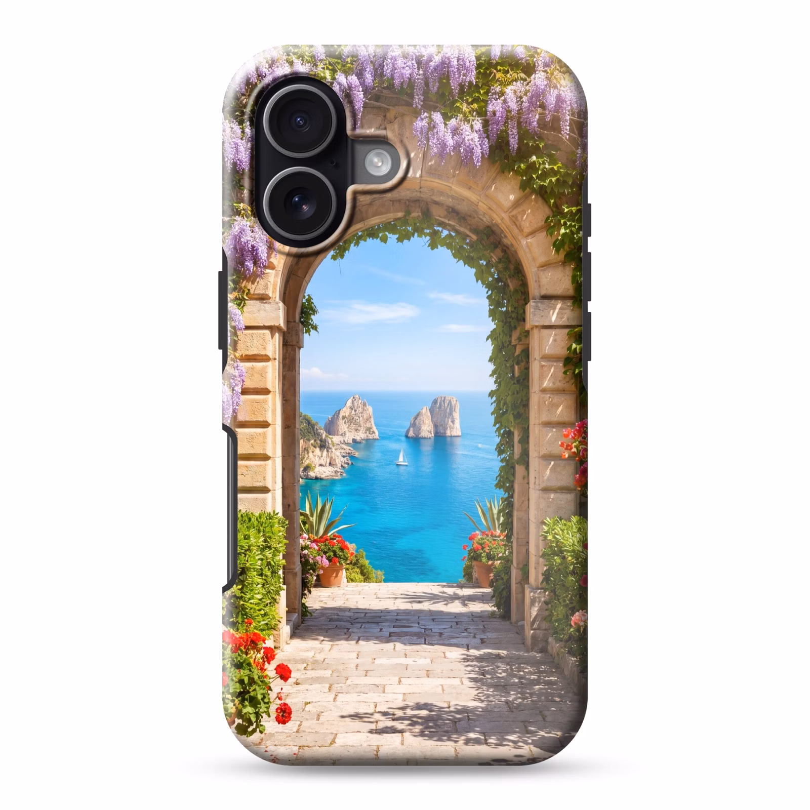 Telefoonhoesje Toughcase - Bloemen - Tuin - Landschap — 1