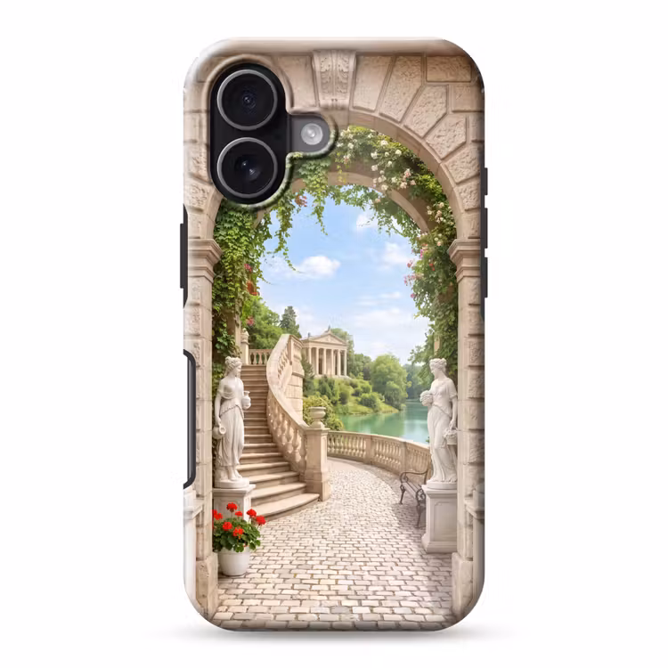 Telefoonhoesje Toughcase - Architectuur - Tuin - Klassiek — 1