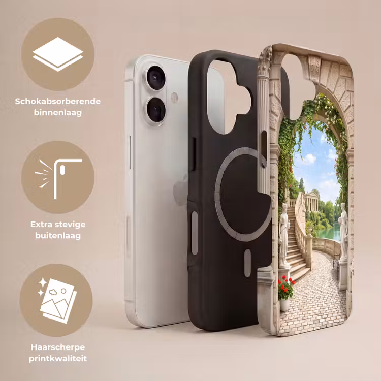 Telefoonhoesje Toughcase - Architectuur - Tuin - Klassiek — 3
