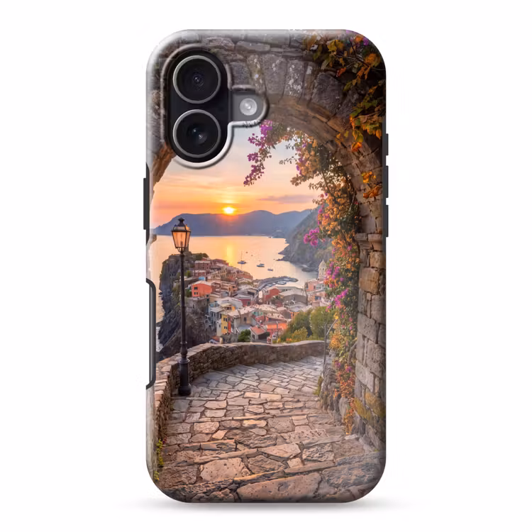 Telefoonhoesje Toughcase - Boog - Kust - Zonsondergang — 1