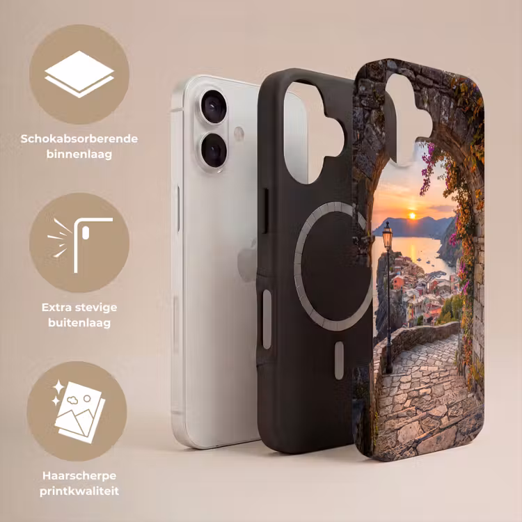 Telefoonhoesje Toughcase - Boog - Kust - Zonsondergang — 3
