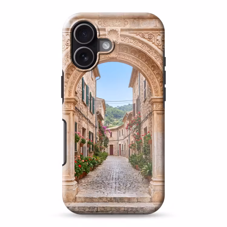 Telefoonhoesje Toughcase - Boog - Straat - Dorp — 1