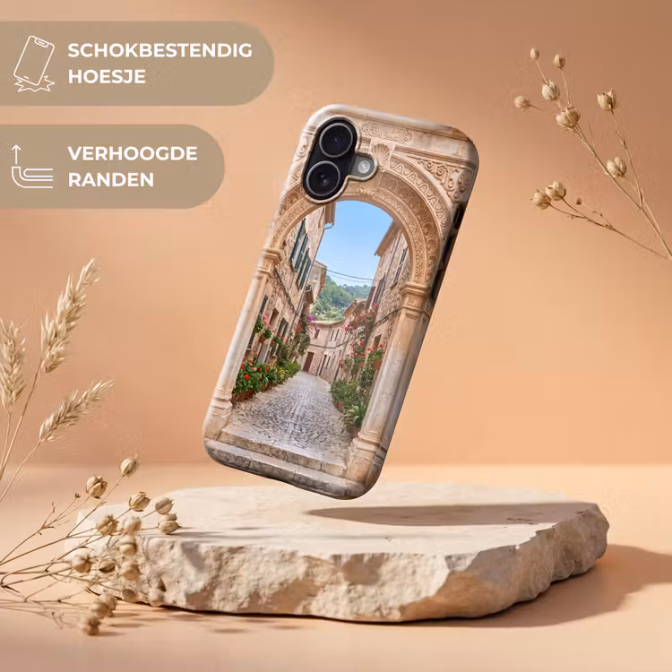 Telefoonhoesje Toughcase - Boog - Straat - Dorp — 5