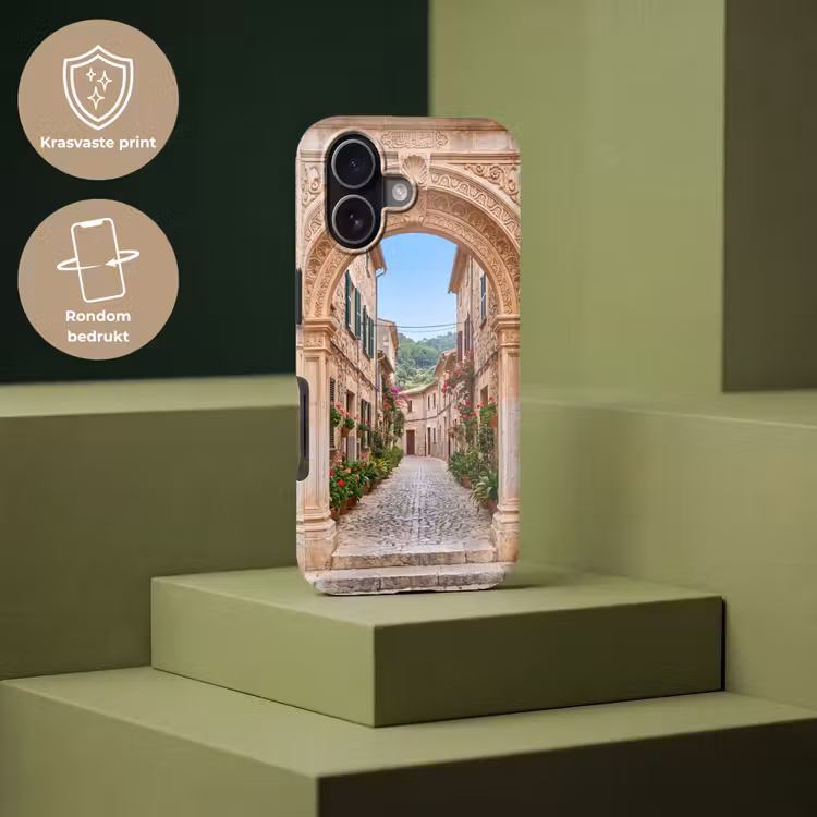 Telefoonhoesje Toughcase - Boog - Straat - Dorp — 7