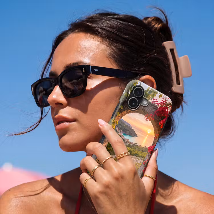 Telefoonhoesje Toughcase - Boog - Zonsondergang - Kust — 6