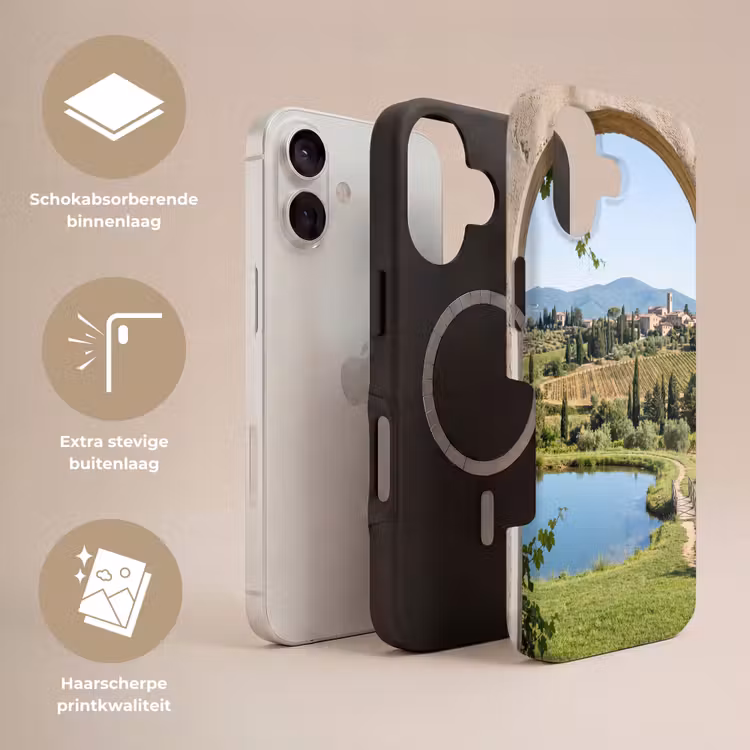 Telefoonhoesje Toughcase - Dorp - Landschap - Natuur — 3