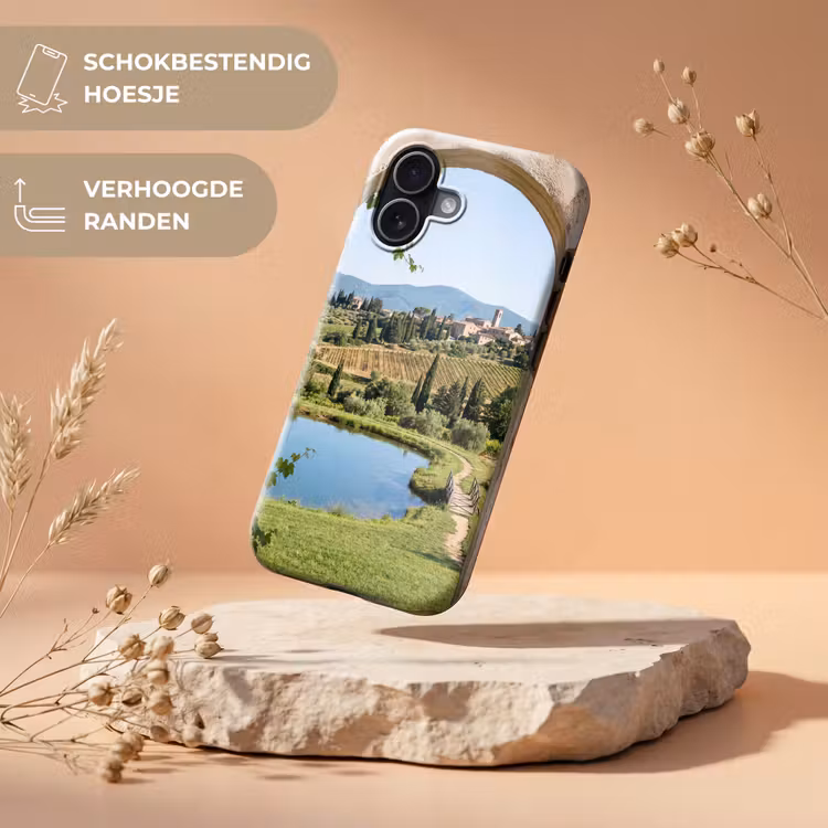 Telefoonhoesje Toughcase - Dorp - Landschap - Natuur — 5