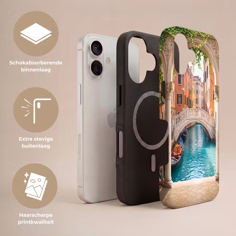 Telefoonhoesje Toughcase - Gracht - Stad - Architectuur — 3