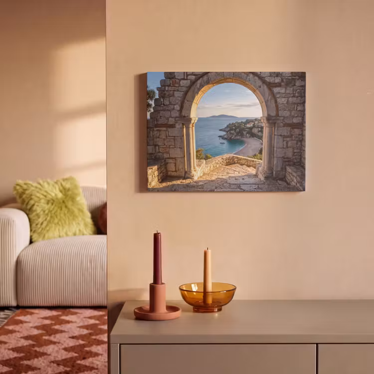 Akoestisch schilderij - Boog - Kust - Natuur — 2