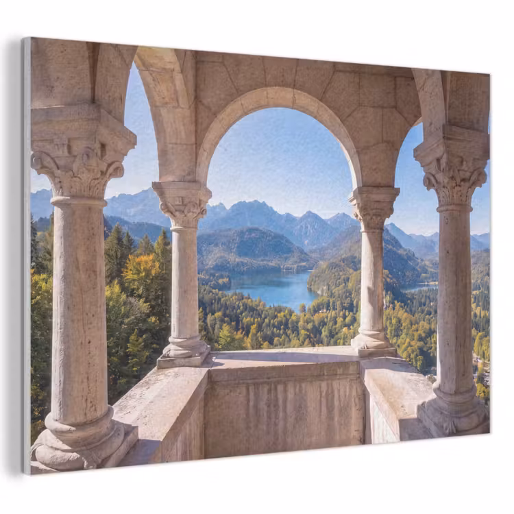 Akoestisch schilderij - Boog - Uitzicht - Landschap — 1