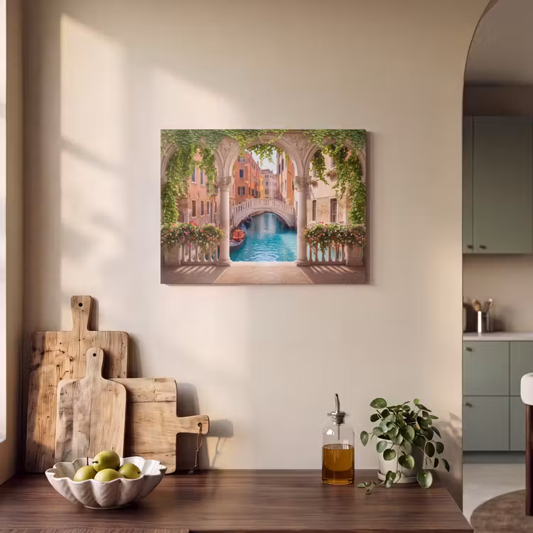 Akoestisch schilderij - Gracht - Stad - Architectuur — 3