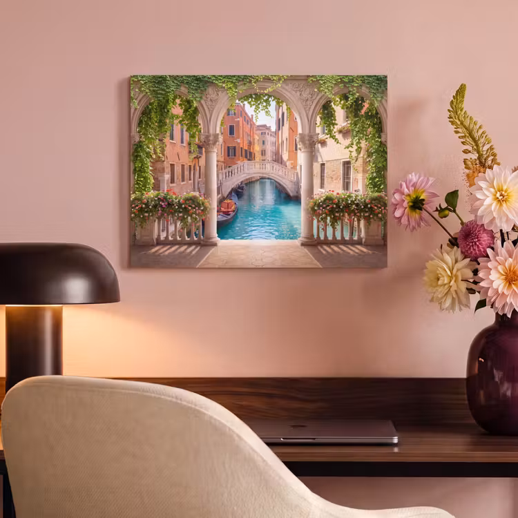 Akoestisch schilderij - Gracht - Stad - Architectuur — 4