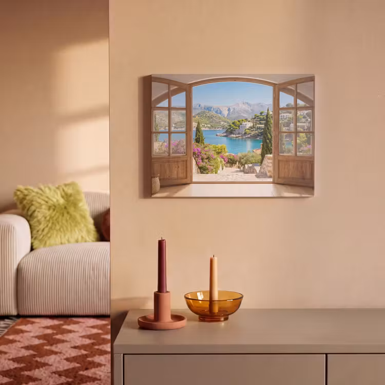 Akoestisch schilderij - Uitzicht - Baai - Natuur — 2