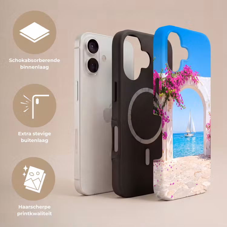 Telefoonhoesje Toughcase - Bloemen - Zee - Zomer — 3