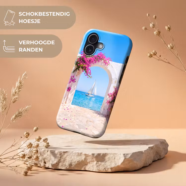 Telefoonhoesje Toughcase - Bloemen - Zee - Zomer — 5