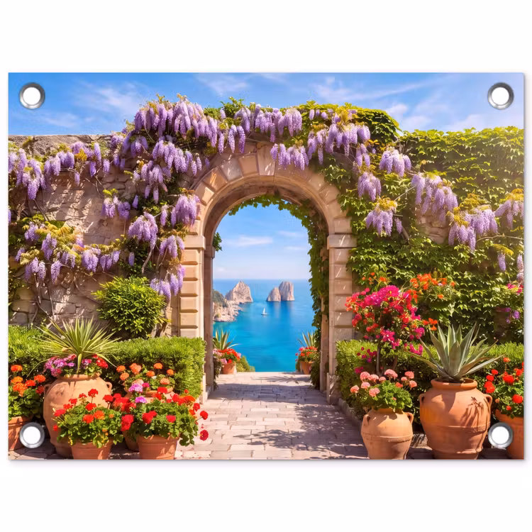 Tuinposter - Bloemen - Tuin - Landschap — 1