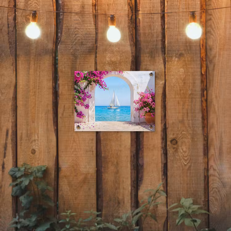 Tuinposter - Bloemen - Zee - Zomer — 2