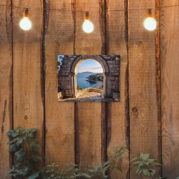 Tuinposter - Boog - Kust - Natuur — 2