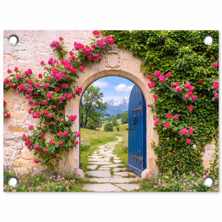 Tuinposter - Boog - Landschap - Natuur — 1