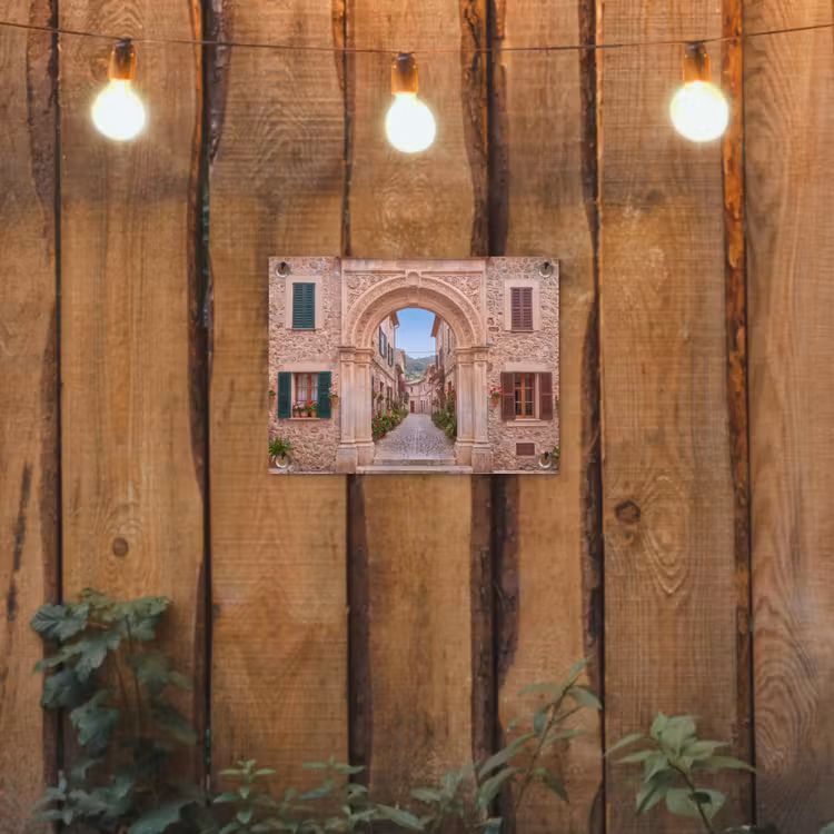 Tuinposter - Boog - Straat - Dorp — 2
