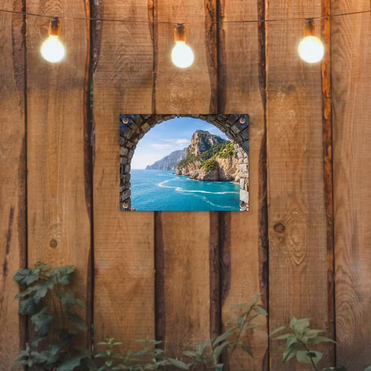 Tuinposter - Boog - Zee - Natuur — 2