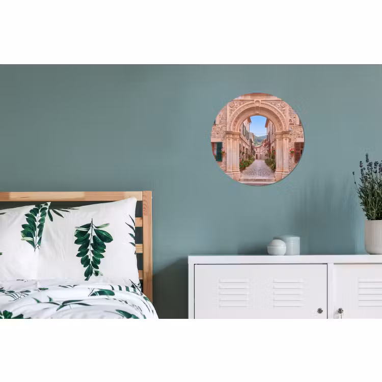 Muurcirkel aluminium - Boog - Straat - Dorp — 4