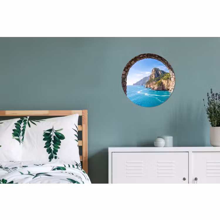 Muurcirkel aluminium - Boog - Zee - Natuur — 4