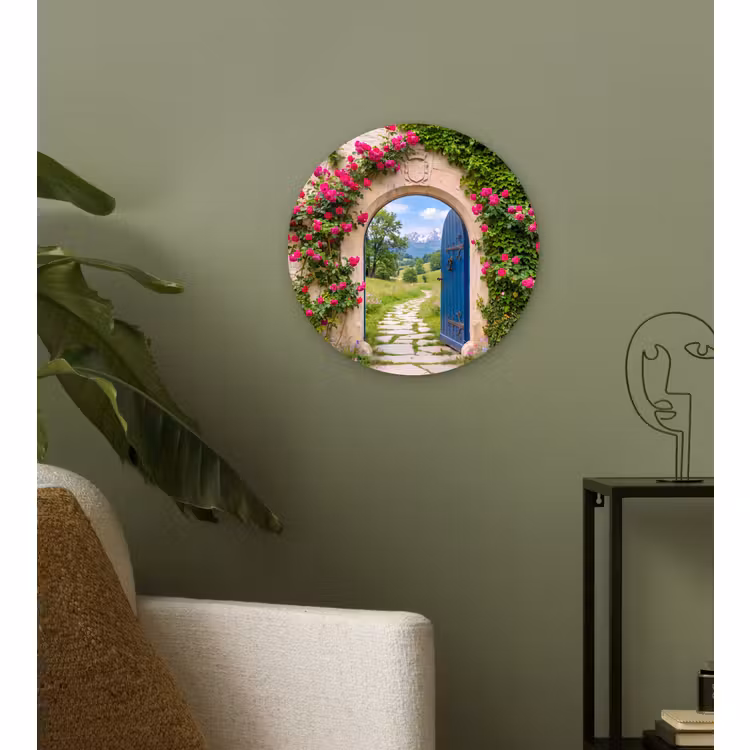 Muurcirkel glas - Boog - Landschap - Natuur — 3