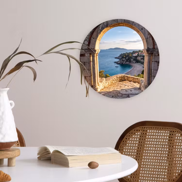 Muurcirkel glas - Boog - Kust - Natuur — 4