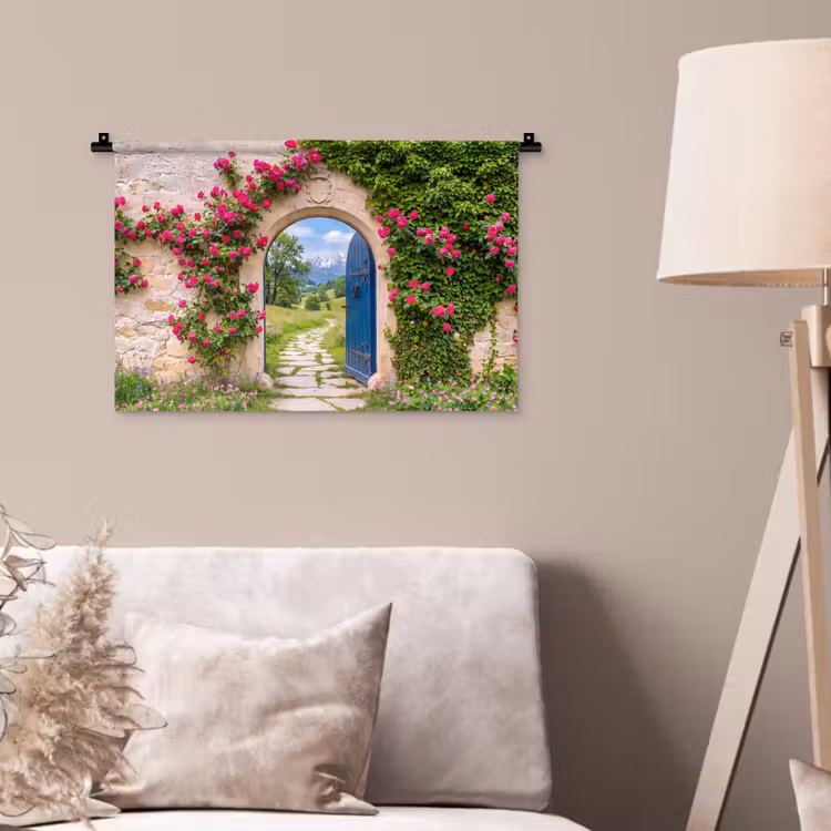 Wandkleed - Boog - Landschap - Natuur — 2