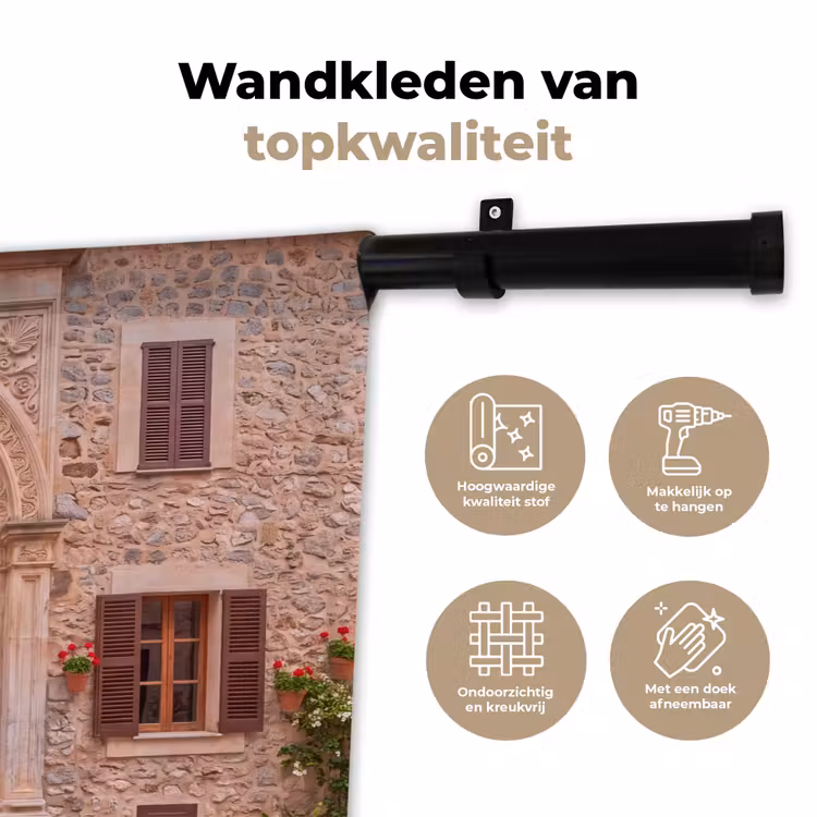 Wandkleed - Boog - Straat - Dorp — 3