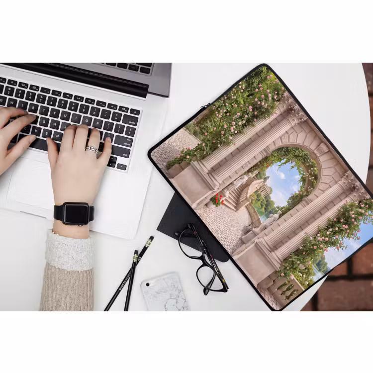 Laptophoes Architectuur - Tuin - Klassiek — 3