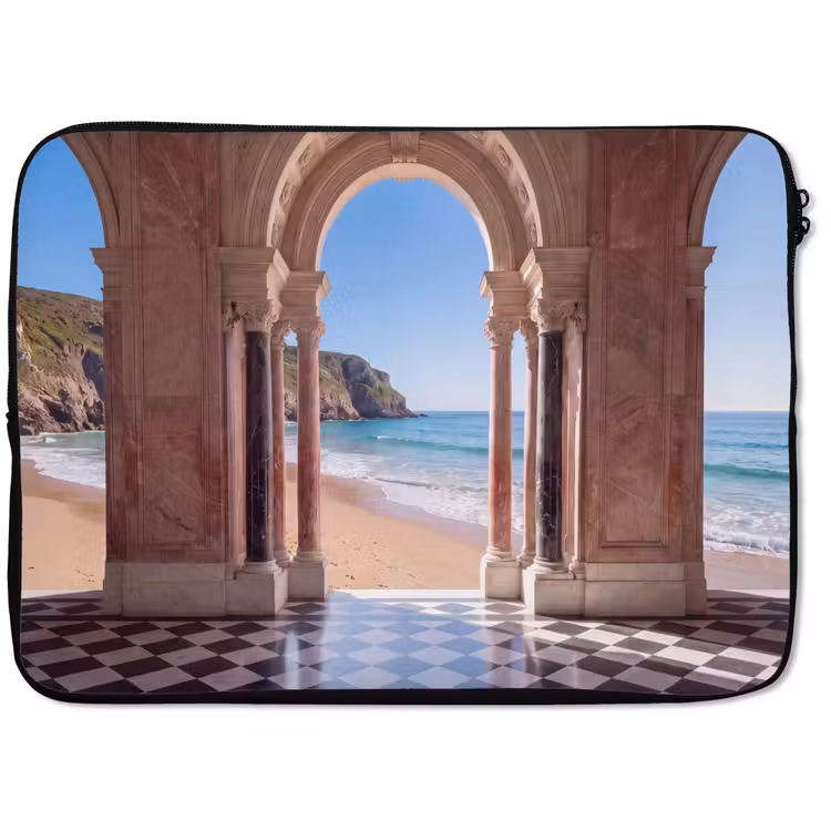 Laptophoes Boog - Strand - Zee — 1