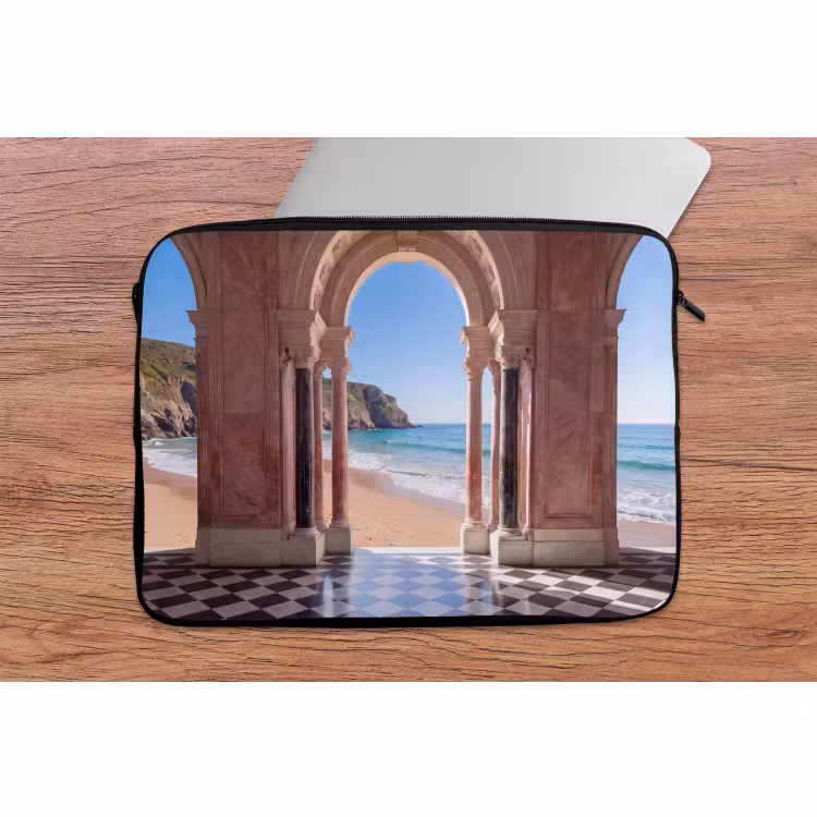 Laptophoes Boog - Strand - Zee — 2